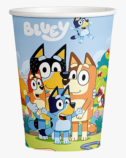 Bluey Karton Bardak (8'li)
